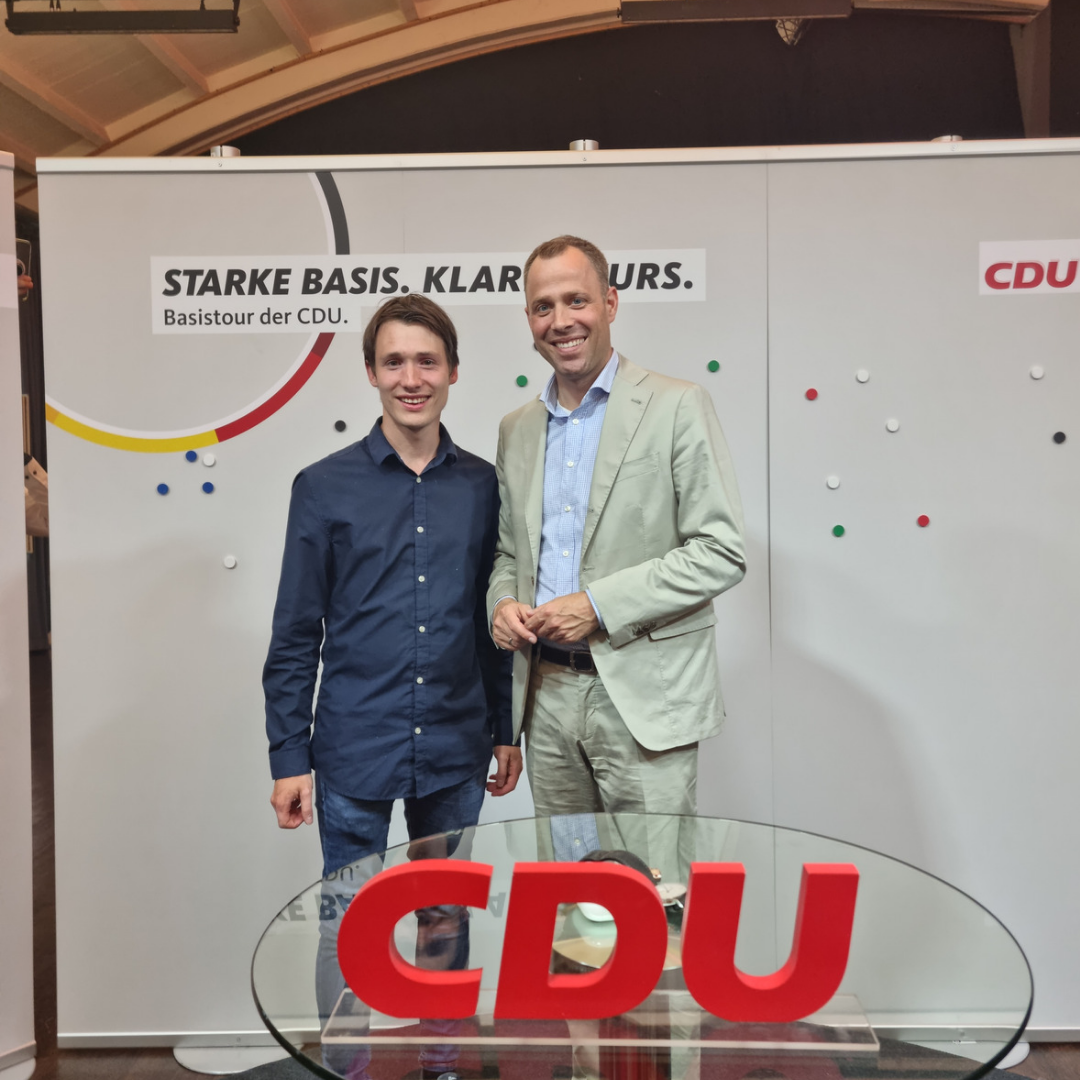 Basistour der CDU Marcel Nave